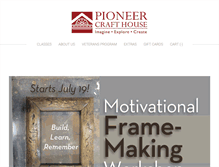 Tablet Screenshot of pioneercrafthouse.com